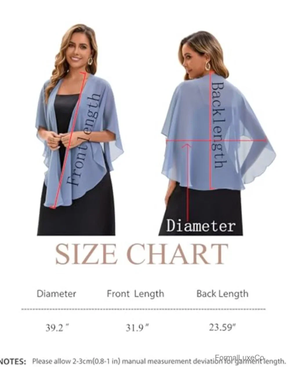 Chiffon Shawl Evening Scarf Wrap for Women Bridal Pashmina